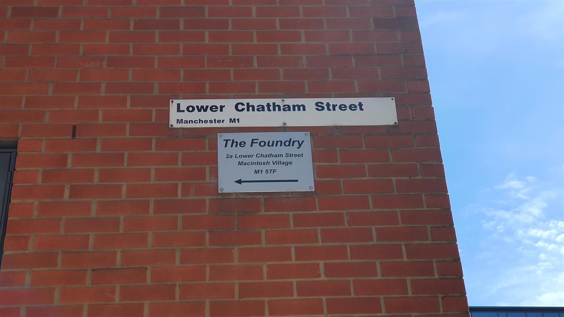 The Foundry, 27 2a Lower Chatham Street  Manchester